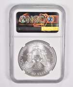 MS70 2002 American Silver Eagle - Graded NGC