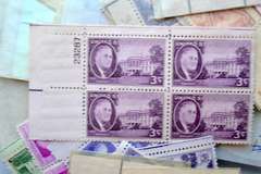 144 3 Cent Mint US Plate Blocks.