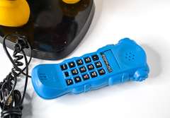 Collectible Vintage Mickey Mouse With Backpack Landline Phone by the Walt Disney Co., Working Condition