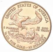 1995 $10 American Gold Eagle - 1/4 Oz. .999 Fine Gold