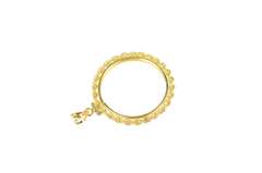 14K Yellow Gold 1/2 oz. American Eagle $25 Gold Holder Pendant