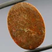 Marvelous 16.13ct cabochon cut from dinosaur bone