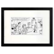 Bizarro, "Peg Leg" is a Framed Original Pen & Ink Drawing by Dan Piraro, Hand Signed with Letter of Authenticity.