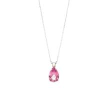 3.00ctw Pear Cut Pink Topaz Pendant Necklace in 14K