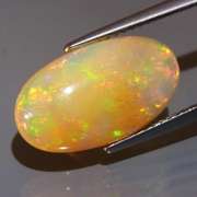 Vibrant 3.74ct rolling flashing Welo Opal