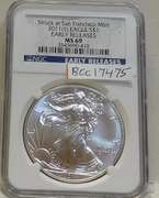 2011 (s) Unc Silver Eagle NGC MS-69