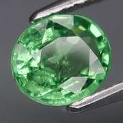 Glittering spring green 1.23ct untreated Tanzanian Tsavorite Garnet