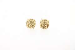 Gorgeous 14kt +2ctw. Diamond Earrings