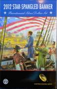 2012 Star Spangled Banner Commemorative Silver Dollar In Folder.