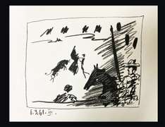 PABLO PICASSO (AFTER) UNTITLED 6.3.61 III