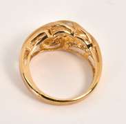 Glittering Dome of Diamonds Ring