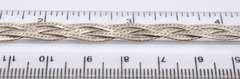 Italian Vintage Sterling Silver Braided Necklace