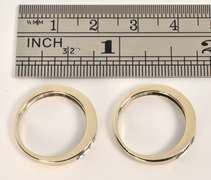 Pretty Pair of Stackable Sapphire Bands