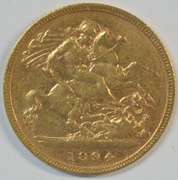 Very pleasing 1894 Great Britain Gold Half Sovereign