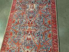 STUNNING ENGINEERED VINTAGE PERSIAN 8' RUNNER