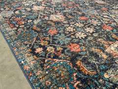 VINTAGE REPRODUCTION DESIGN RUG 6x8