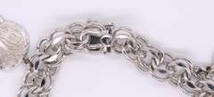 Vintage Sterling Silver Charm Bracelet