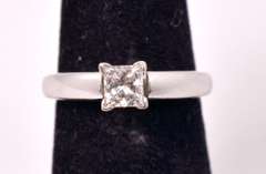 Precious Approx. .54CTS Diamond Ring in 14K White Gold