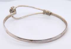 Vintage Sterling Silver Bangle Bracelet