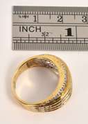 Fashionable 5 Rows of Diamonds Ring