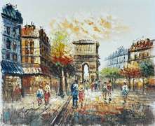 EXCEPTIONALLY HAND PAINTED OIL PAINTING ON CANVAS