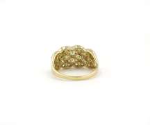 Radiant 1.50ct Tsavorite and Diamond Ring in 14K