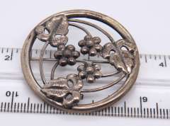 Lot of 3 Sterling Silver Brooches and Pendant