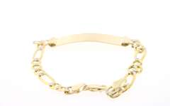 Customizable 14kt Yellow Gold ID-Style Bracelet