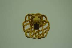Gold Plated Celtic Knot Large Earclip