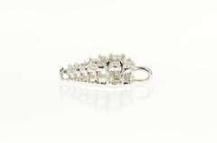 18K White Gold 0.56 Ctw Diamond Heart Love Symbol Pendant