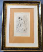 Le Baigneuse Etching By Renowned Artist Pierre August  Renoir