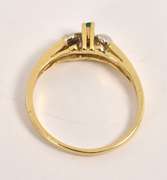 Sweet Feminine Emerald Ring