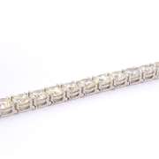 Elegant +30ctw Diamond Platinum Bracelet