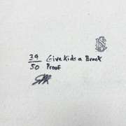 Steve Kaufman (1960-2010) "ESPRESSO" Hand Signed Limited Edition Hand Pulled silkscreen Mixed Media on Canvas with LOA.