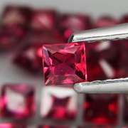 Radiant princess cut! Unheated! 3.88ct Sapphire set!