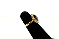 18kt Diamond and Sapphire Cocktail Ring