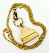 Antique Gold Filled FOB Necklace