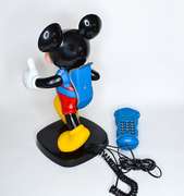 Collectible Vintage Mickey Mouse With Backpack Landline Phone by the Walt Disney Co., Working Condition