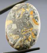 Eye catching 66ct Tabu Tabu African Painted Jasper