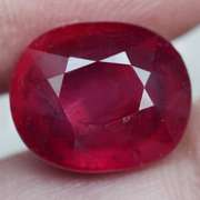 Amazing blood red 6.74ct Ruby