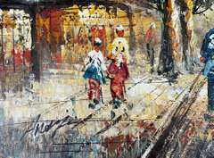 EXCEPTIONALLY HAND PAINTED OIL PAINTING ON CANVAS