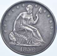 1856-O Seated Liberty Half Dollar