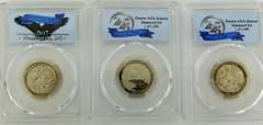 3 US Quarters 2017-S, Graded SP 70
