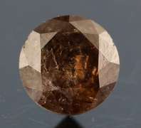 Eye catching .82ct smooth cut chocolate Diamond solitaire