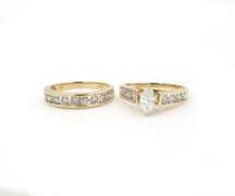 1.50ctw Diamond Bridal Set in 14K