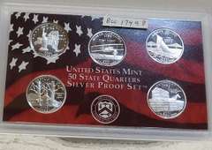 2001 Silver PRF State Qtr Set