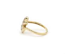0.83ctw Diamond Heart Bypass Ring in 14K