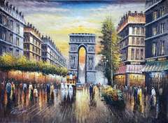 BEAUTIFUL HAND PAINTED OIL PAINTING ON CANVAS