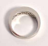 Suave Chanel Set Diamond Ring in 14K WG