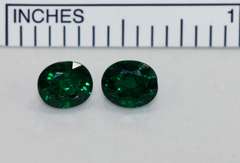 Compelling Natural Tsavorite Pair - 1.74 cts.